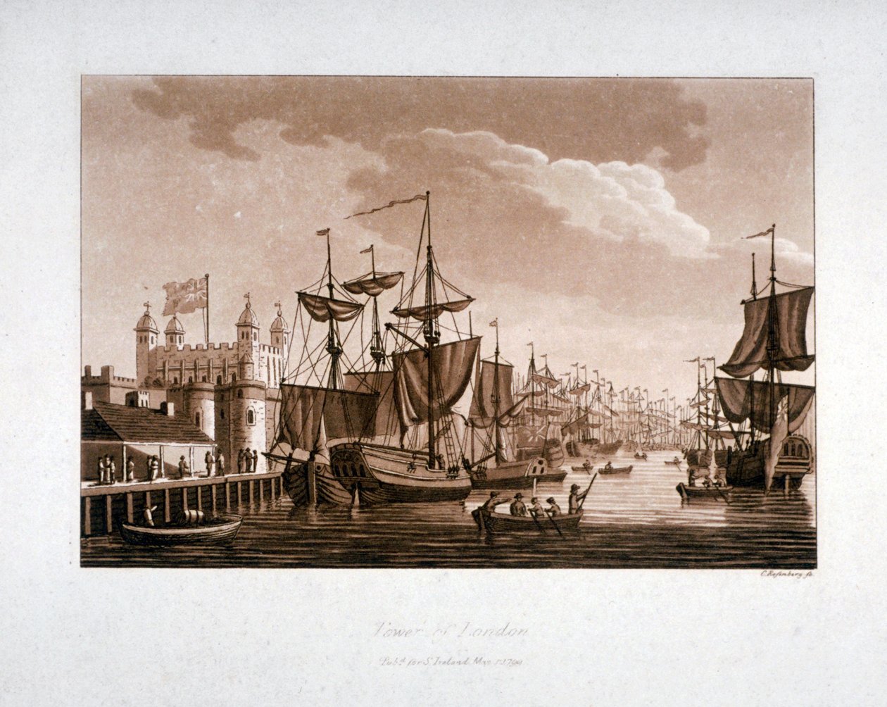 Lontoon Tower, 1799 tekijältä C Rosenberg