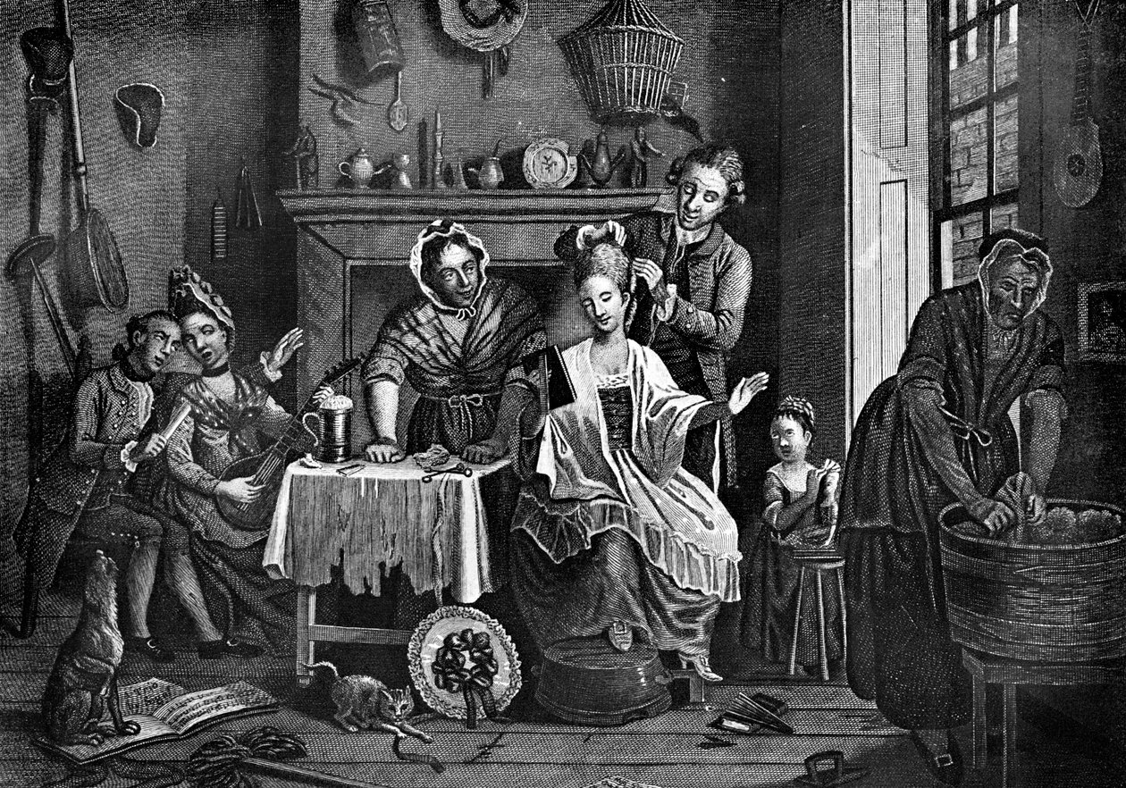 High-Life Below Stairs, 1772 tekijältä Caldwell