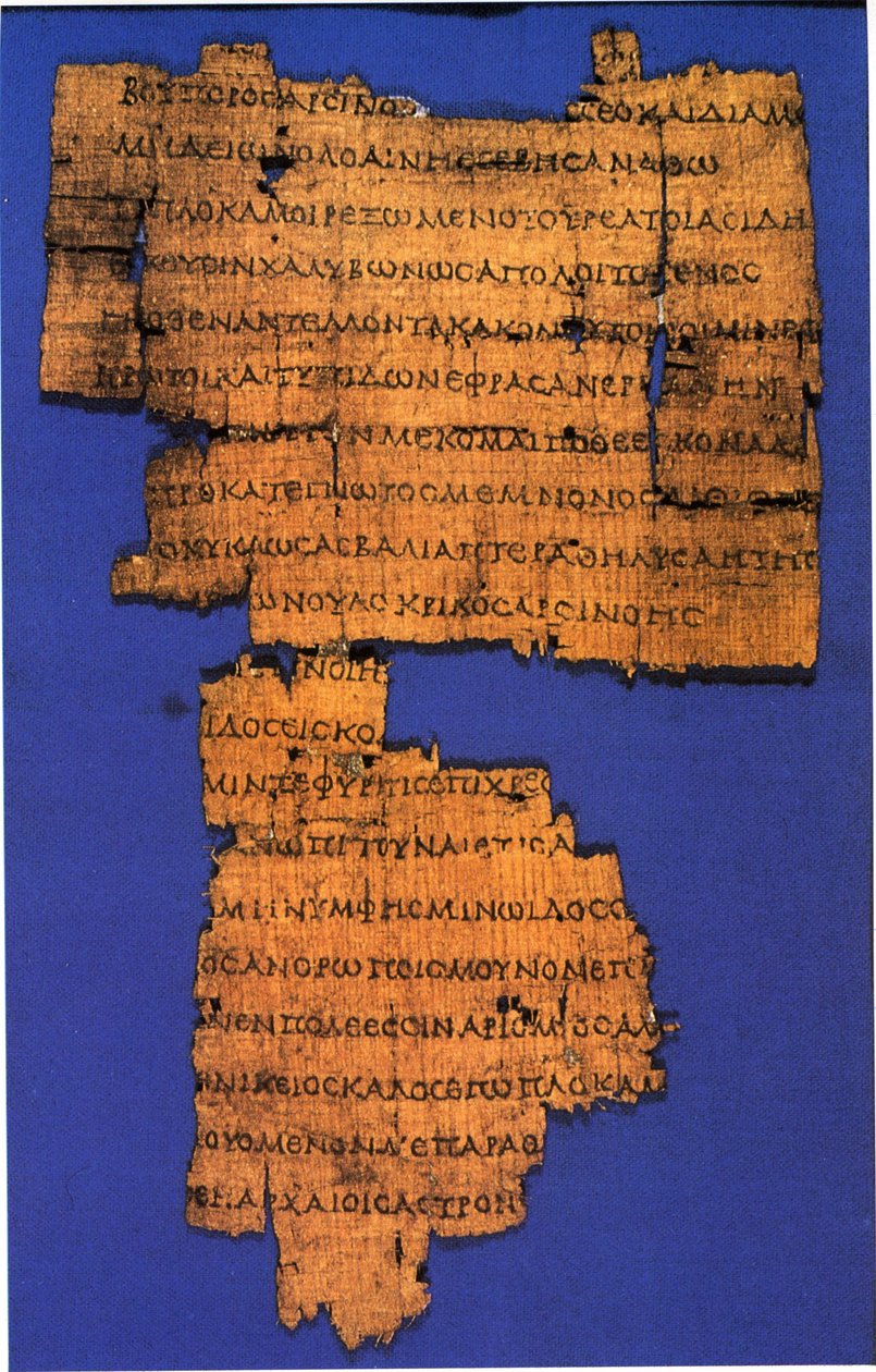 Callimachus, Coma Berenices, papyrus, papyrus tekijältä Callimachus