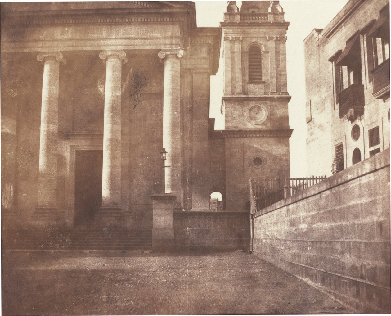 Pyhän Paavalin katedraali, Valetta, Malta, kellotorni, 1846 (kuva) tekijältä Calvert Richard Jones