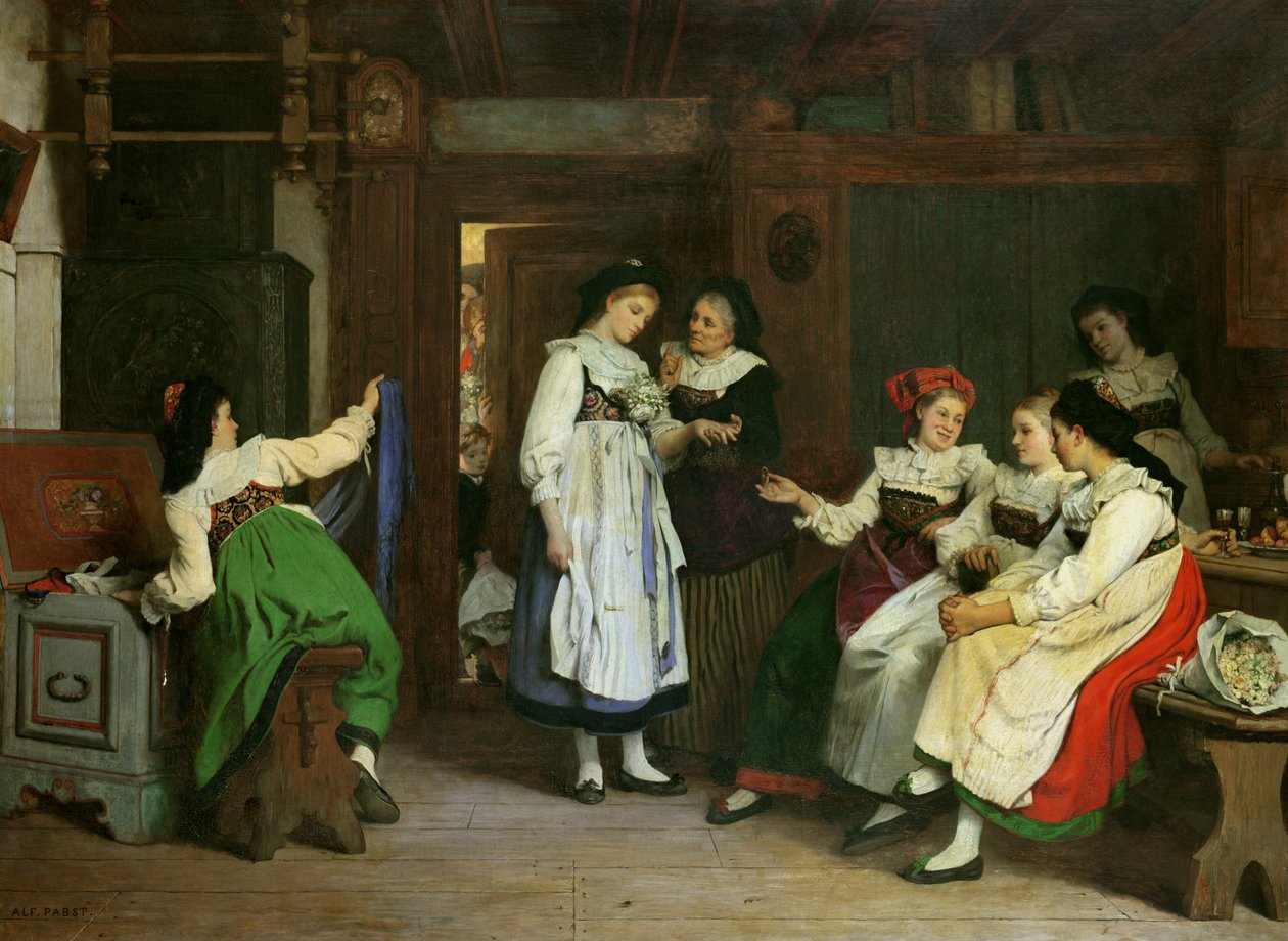 Häät Ala-Alsacessa tekijältä Camille Alfred Pabst