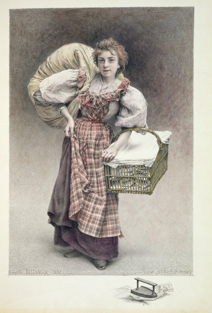 Young Washerwoman, "L