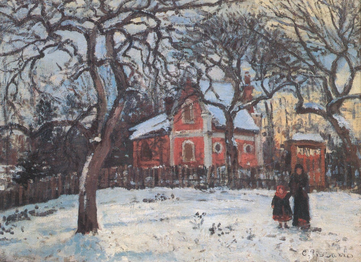 Châtaigniers à Louveciennes tekijältä Camille Jacob Pissarro