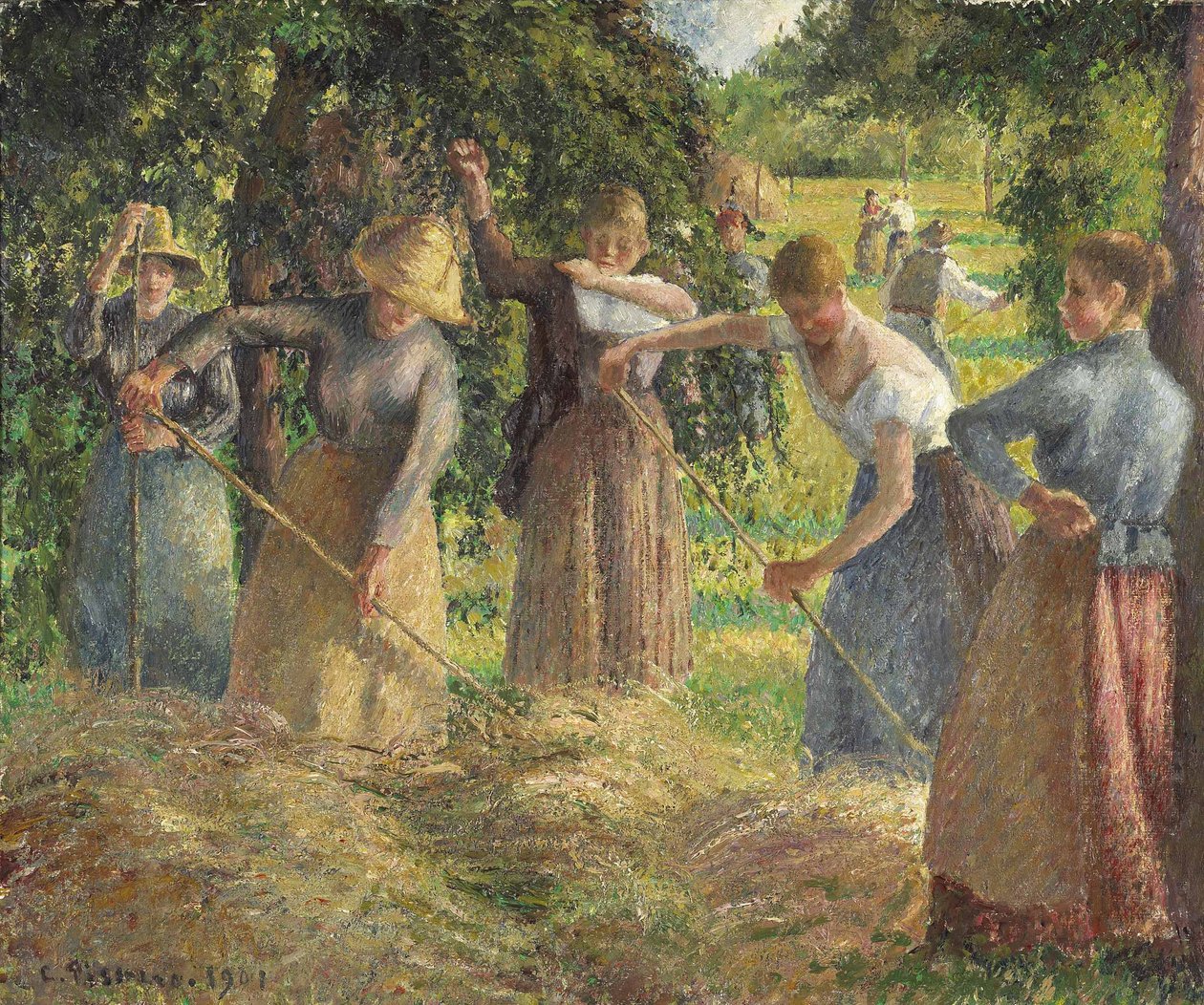 Heinankorjuu Éragnyssä tekijältä Camille Jacob Pissarro
