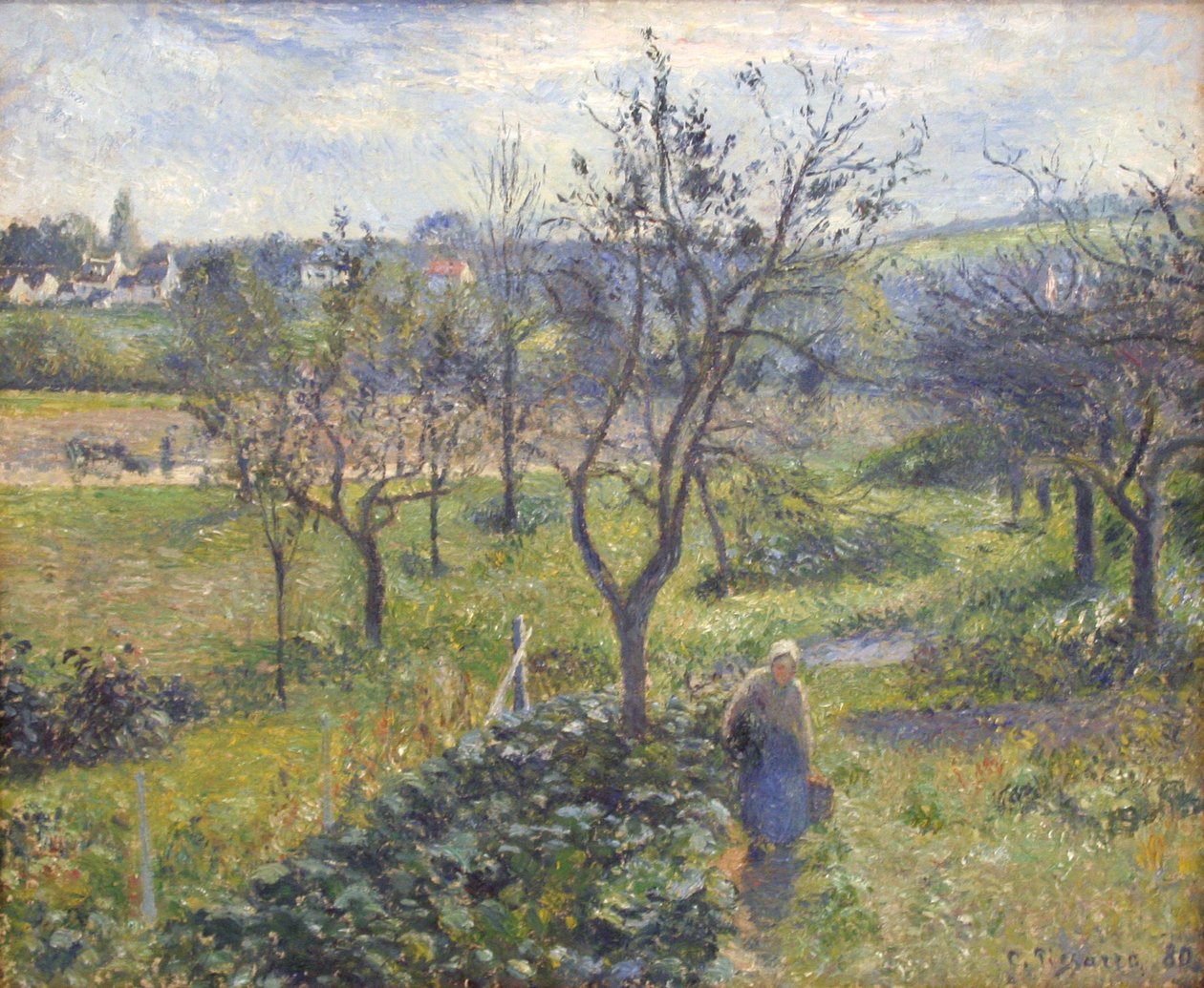 Jardin à Valhermeil tekijältä Camille Jacob Pissarro