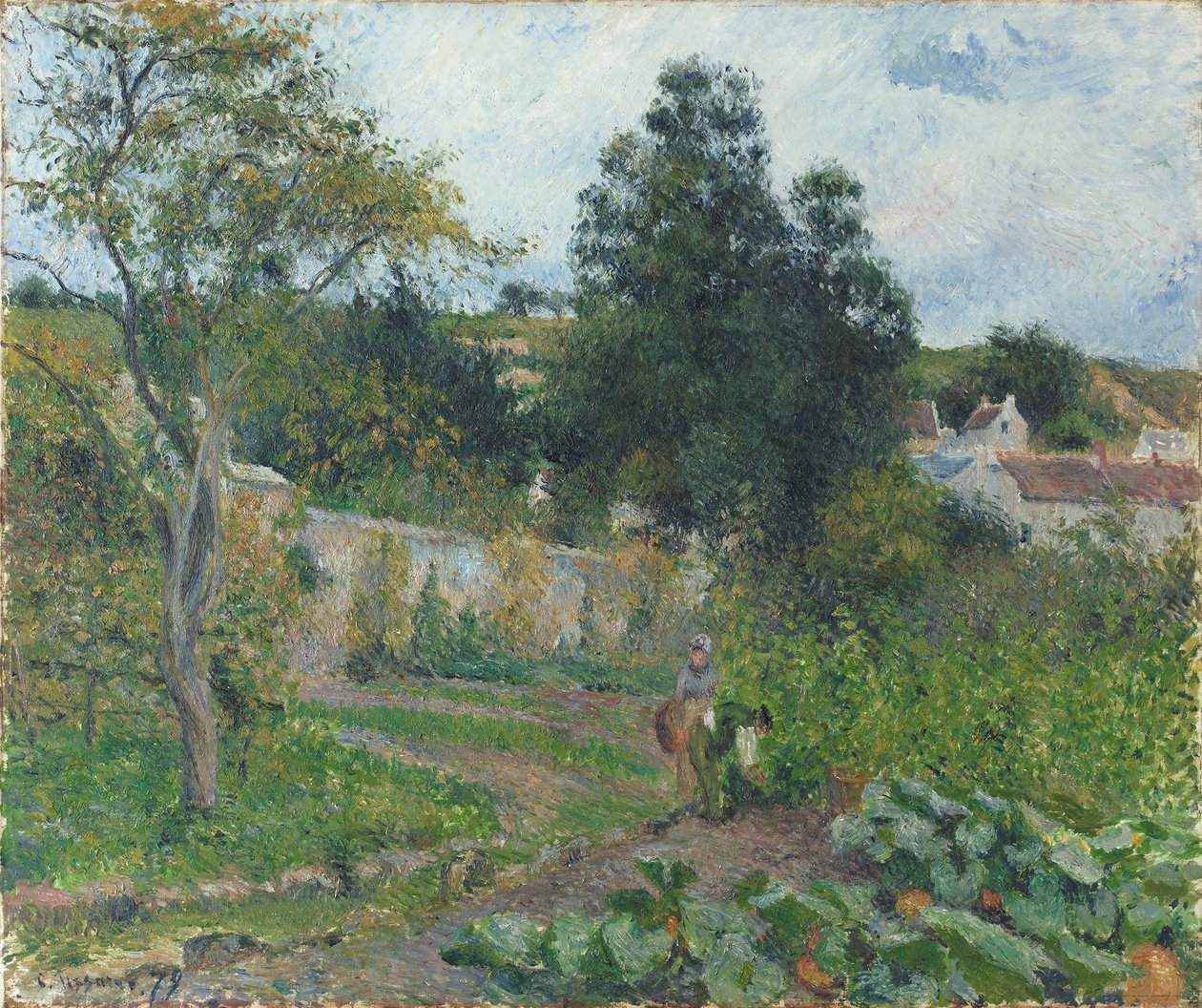 Jardin potager à l’Ermitage tekijältä Camille Jacob Pissarro