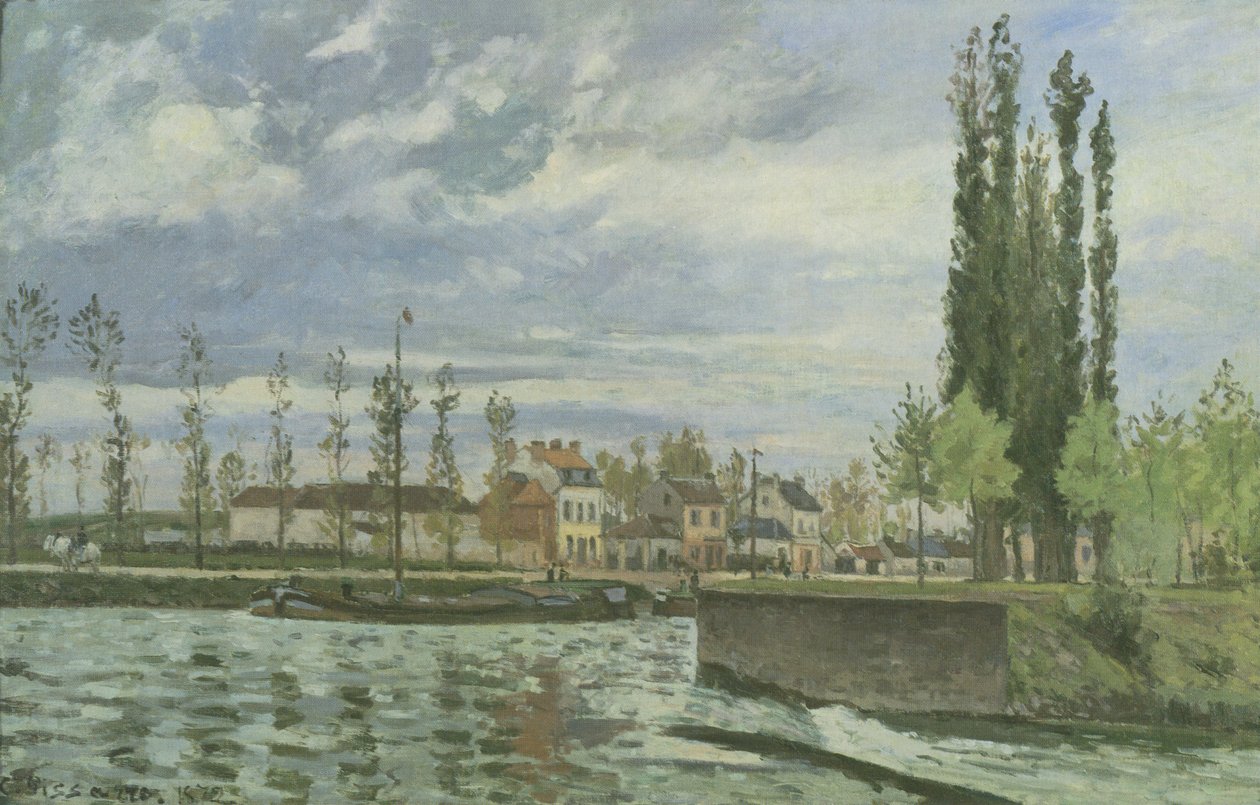 Ecluse ja Pontoise tekijältä Camille Jacob Pissarro