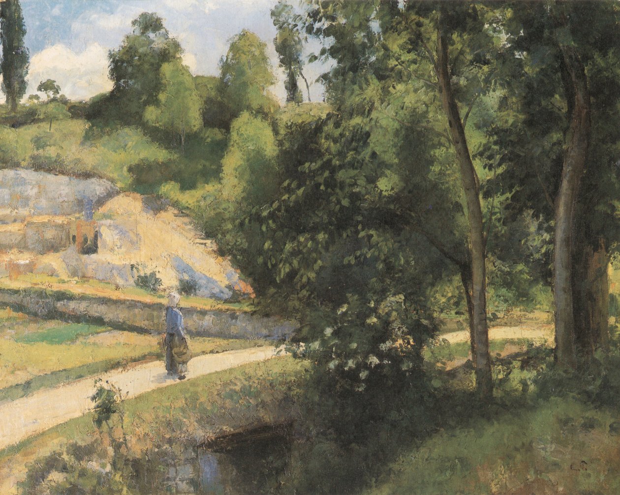 La Carrière, Pontoise tekijältä Camille Jacob Pissarro