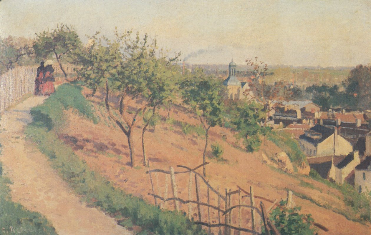 La Sente de Justice, Pontoise tekijältä Camille Jacob Pissarro