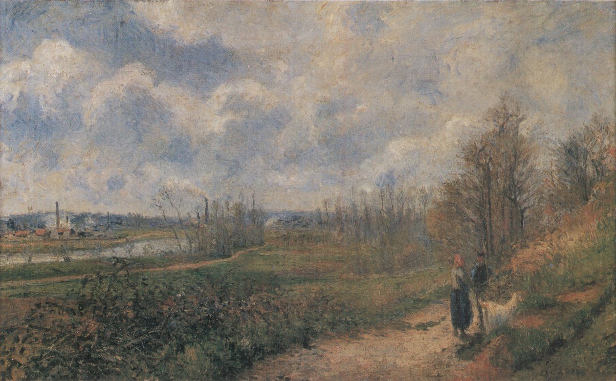 La Sente du Chou, Pontoise tekijältä Camille Jacob Pissarro