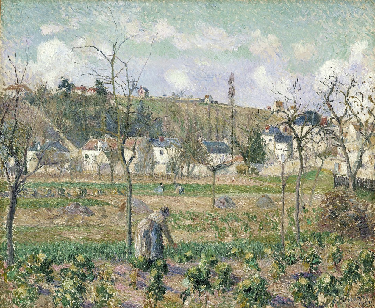 Le Jardin de Maubuisson, Pontoise, Mère Bellette tekijältä Camille Jacob Pissarro