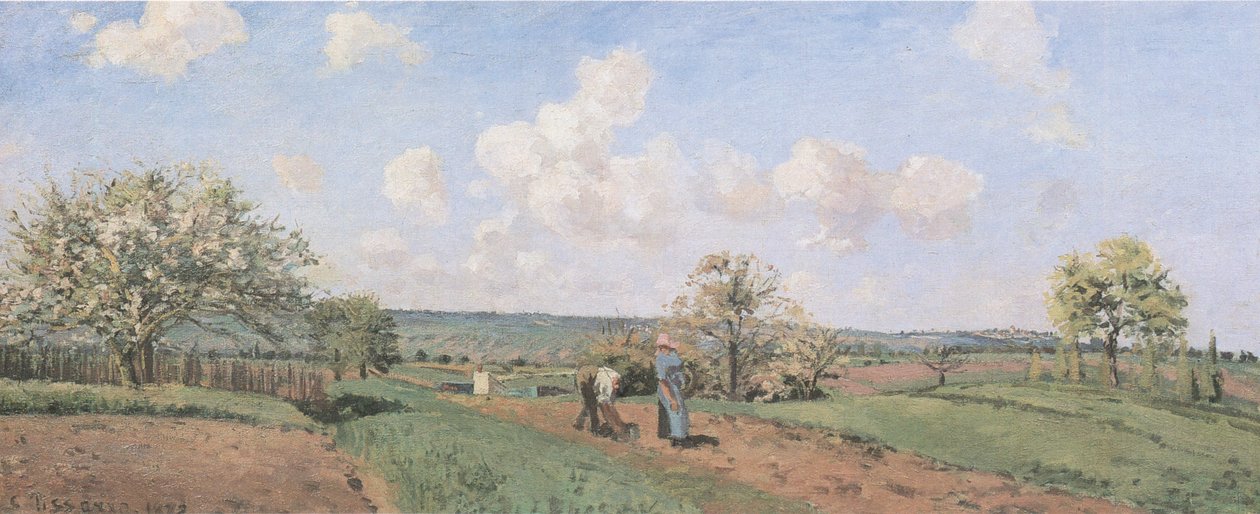 Le Printemps tekijältä Camille Jacob Pissarro