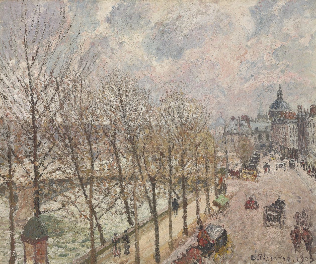 Le Quai Malaquais et l Institute tekijältä Camille Jacob Pissarro