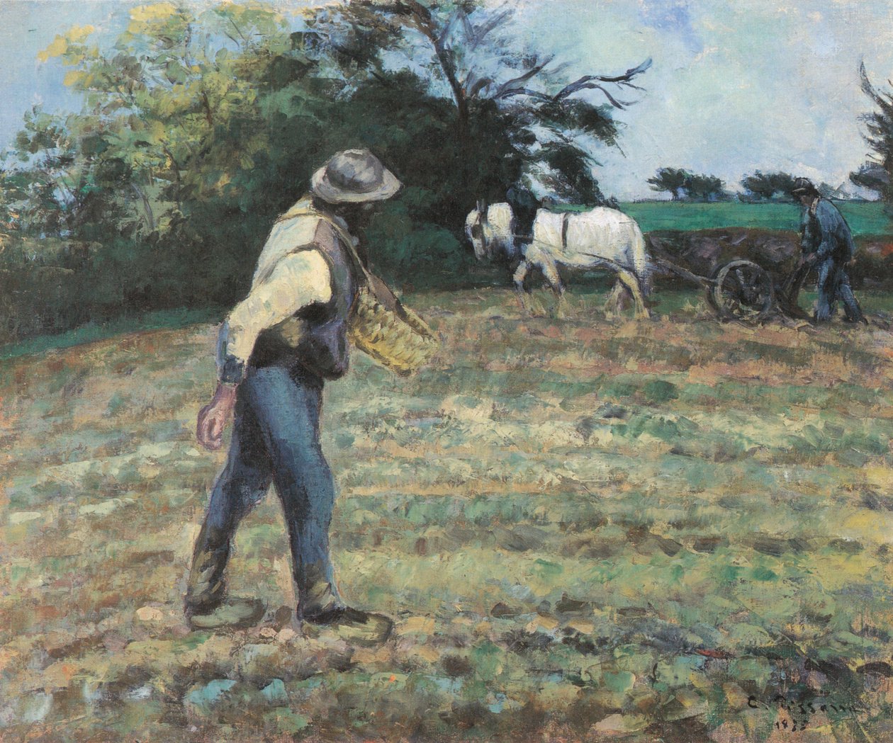 Le Semeur, Montfoucault tekijältä Camille Jacob Pissarro