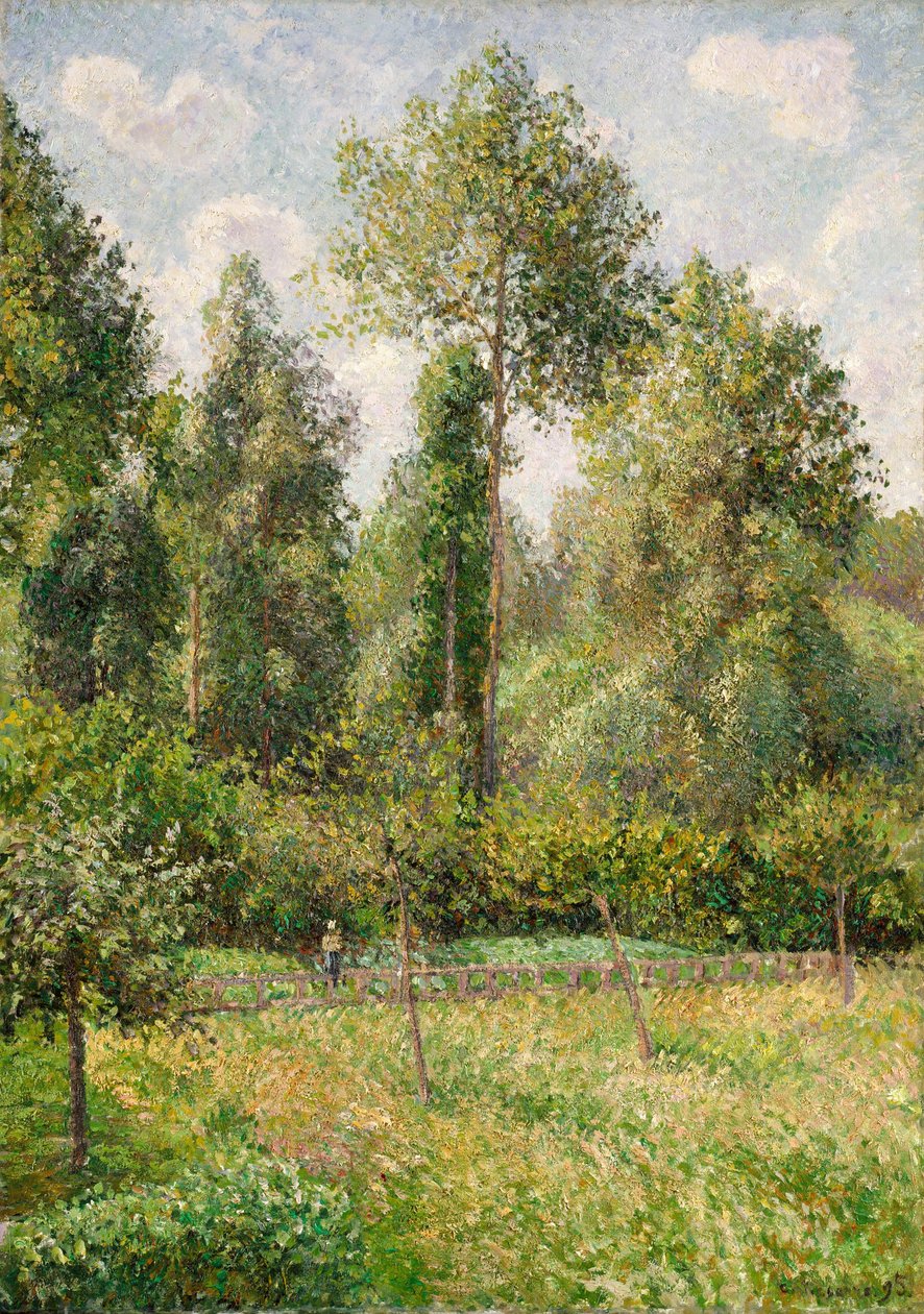 Poppelit, Eragny tekijältä Camille Jacob Pissarro