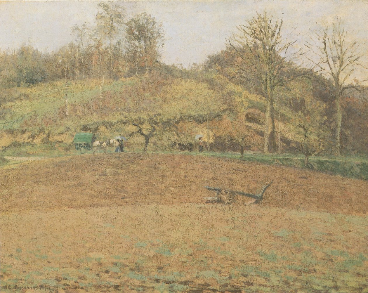 Terres labourèes tekijältä Camille Jacob Pissarro