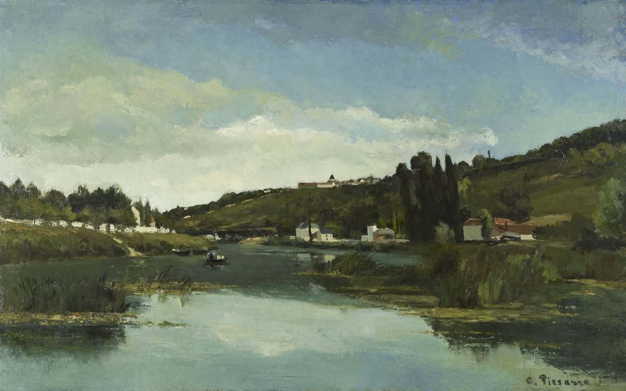 Marne Chennevièresin kohdalla tekijältä Camille Jacob Pissarro