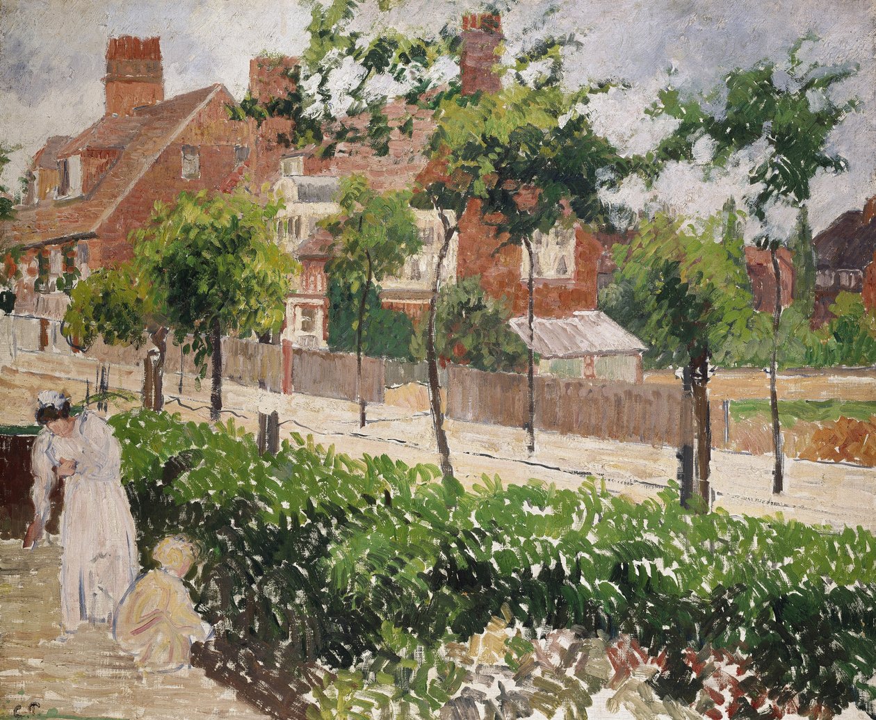 Bedford Park, Bath Road, Lontoo, 1800-luku tekijältä Camille Jacob Pissarro