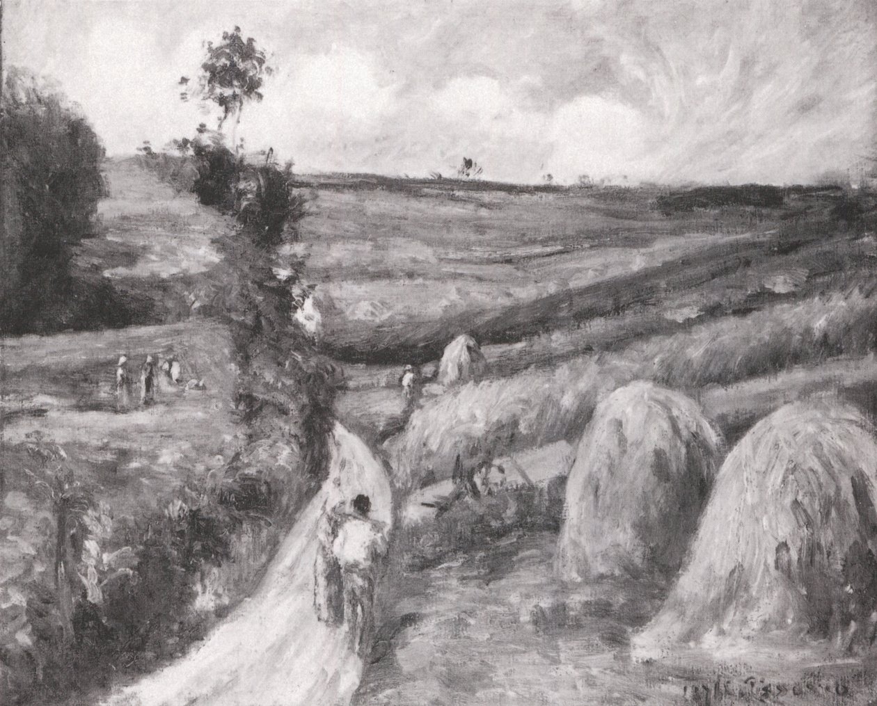 Chemin montant, Pontoisen ympäristö tekijältä Camille Jacob Pissarro