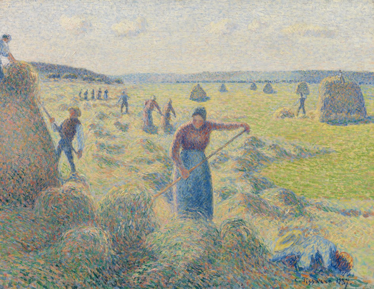 Heinänteko, Éragny tekijältä Camille Jacob Pissarro