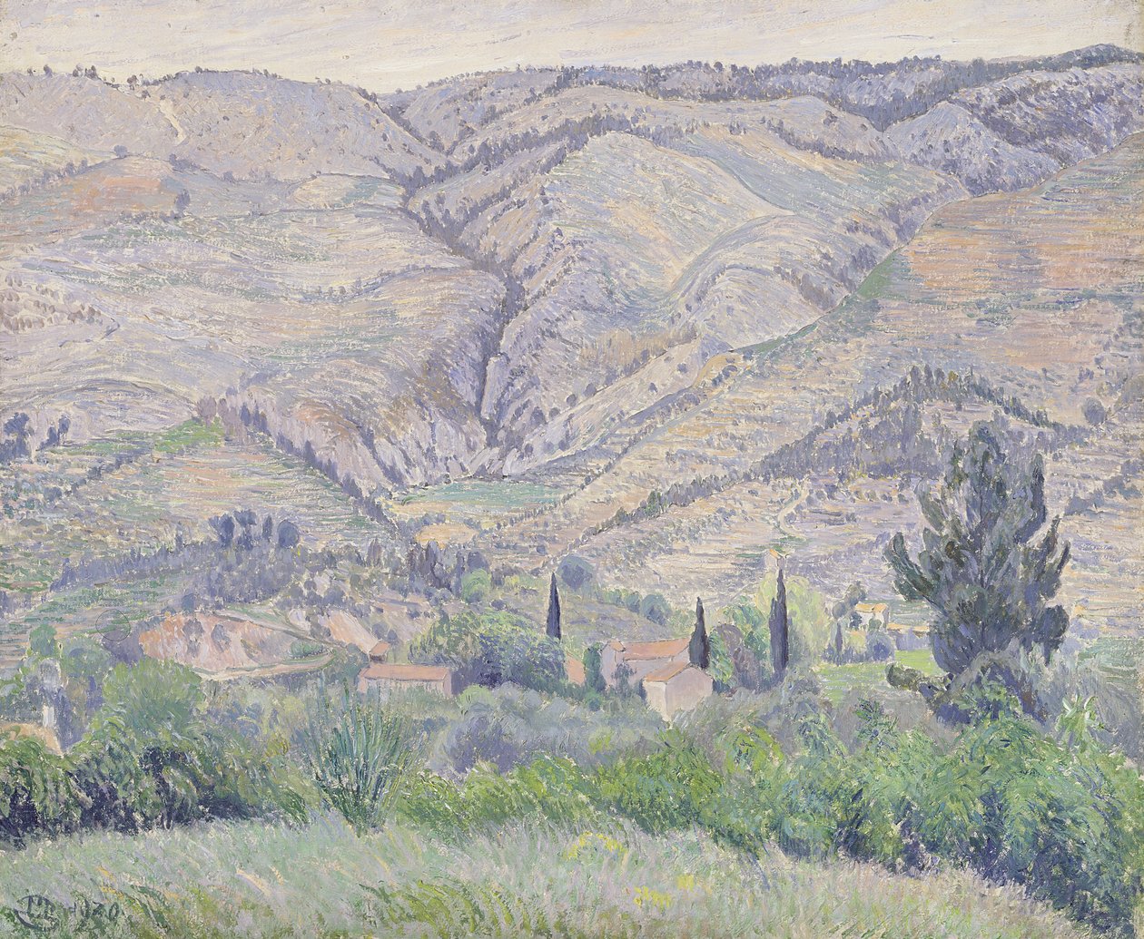 Le Ragas, lähellä Toulonia, noin 1930 tekijältä Camille Jacob Pissarro