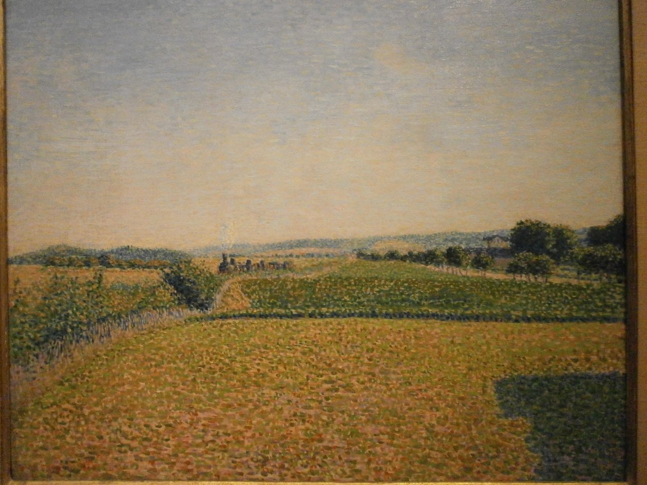 Rautatie Dieppeen tekijältä Camille Jacob Pissarro