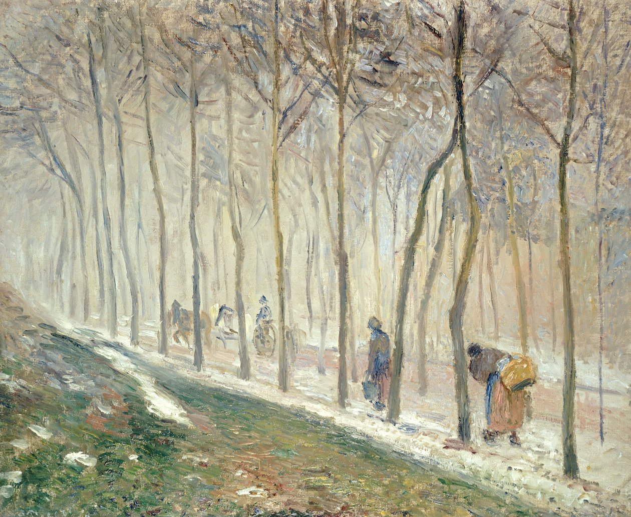Tie metsän läpi tekijältä Camille Jacob Pissarro