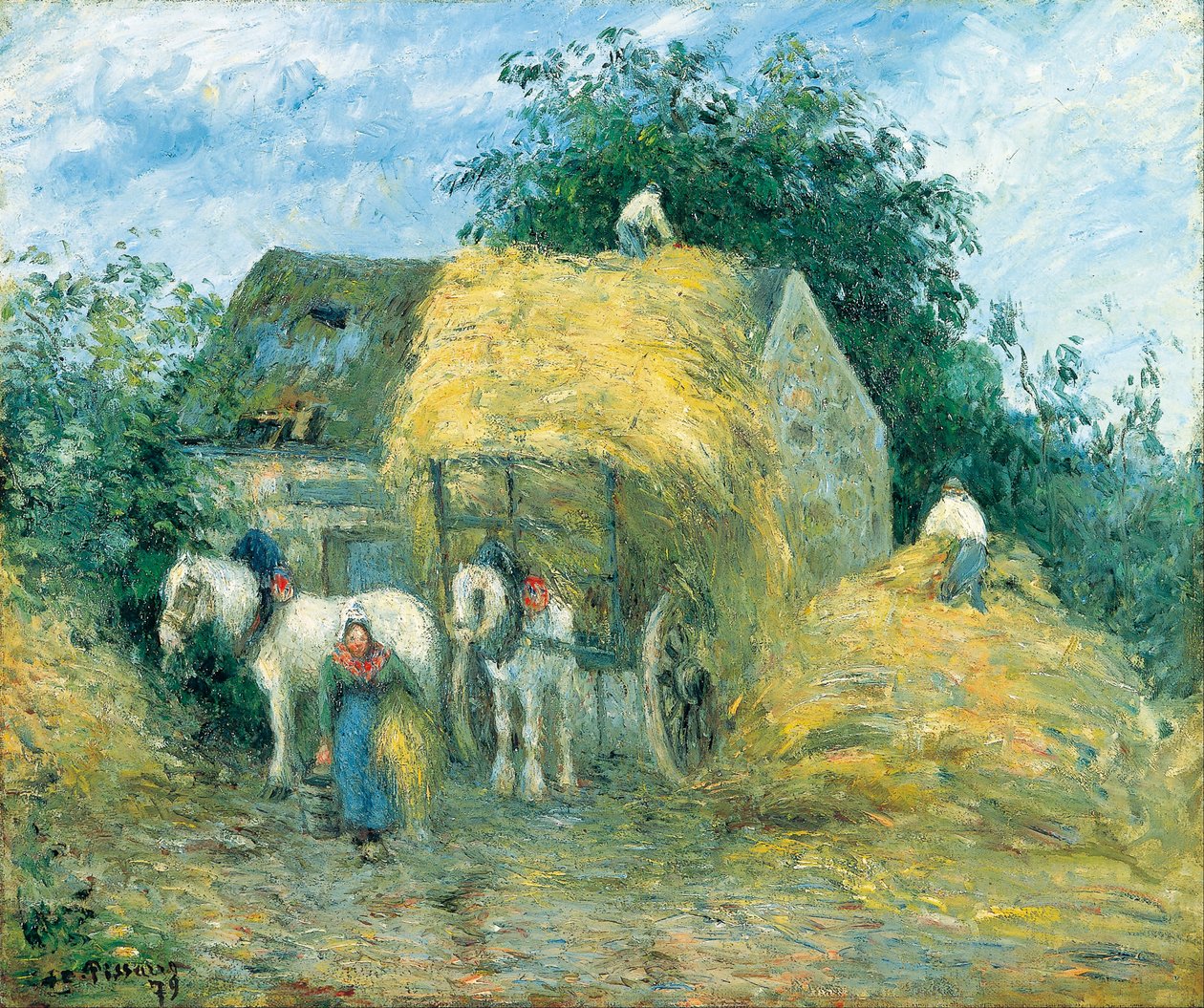 Heinäkärry, Montfoucault tekijältä Camille Jacob Pissarro