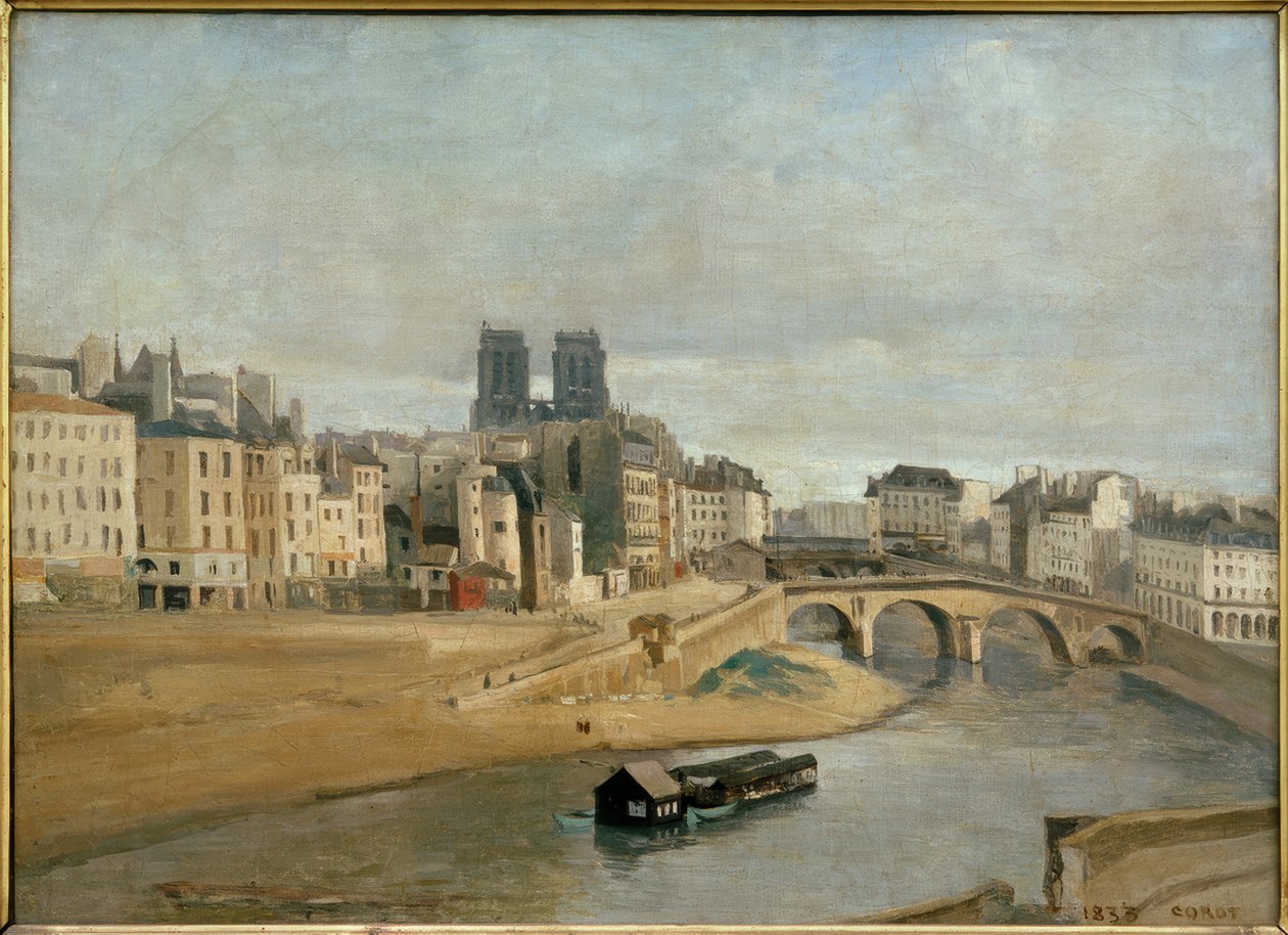 Quai des Orfèvres tekijältä Jean Baptiste Camille Corot