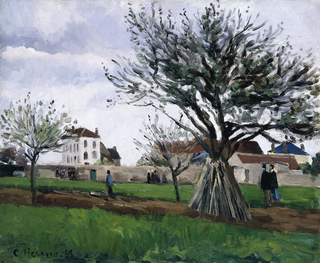 Omenapuut Pontoisessa tekijältä Camille Jacob Pissarro