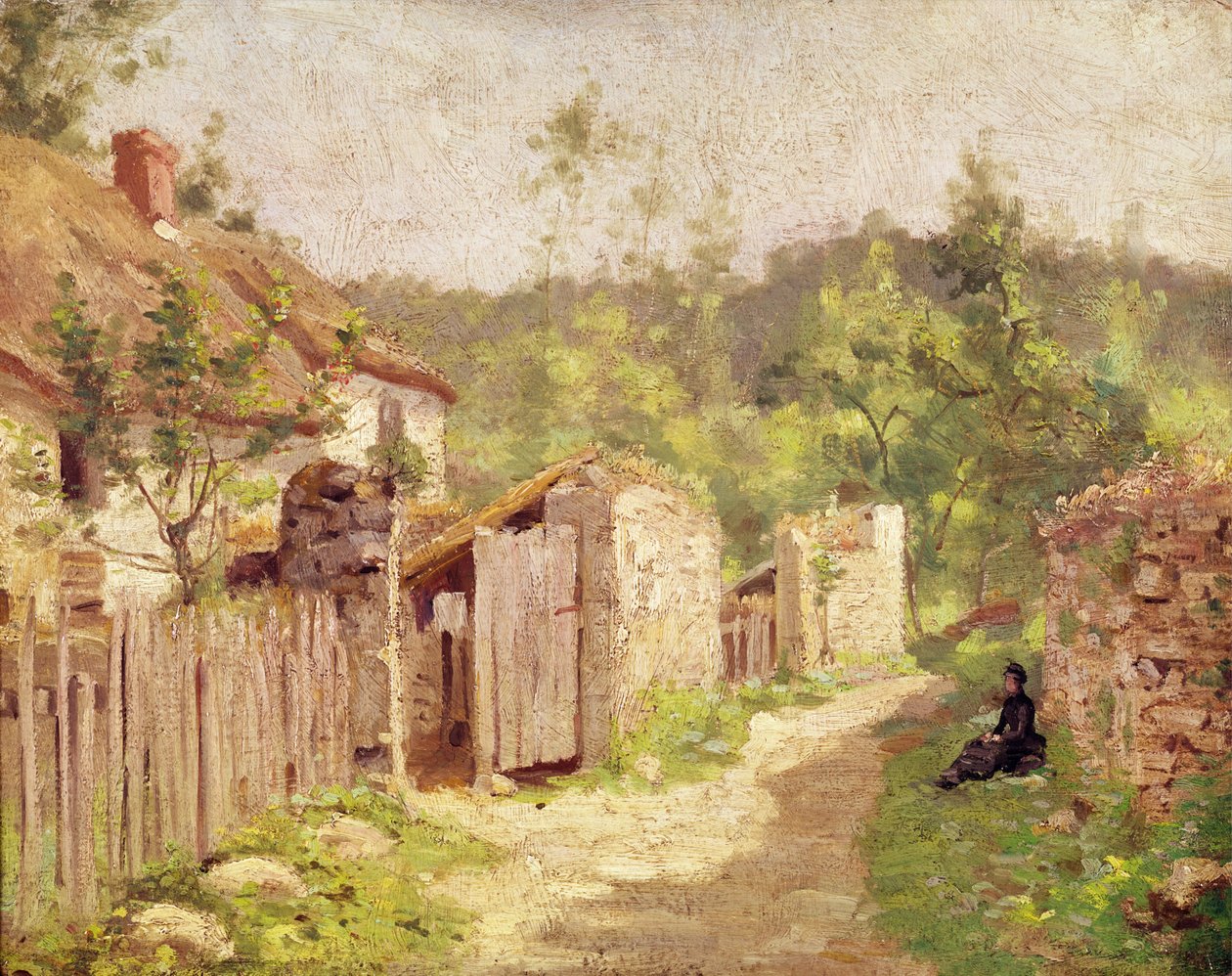 Daumierin talo Valmondoisissa tekijältä Camille Jacob Pissarro
