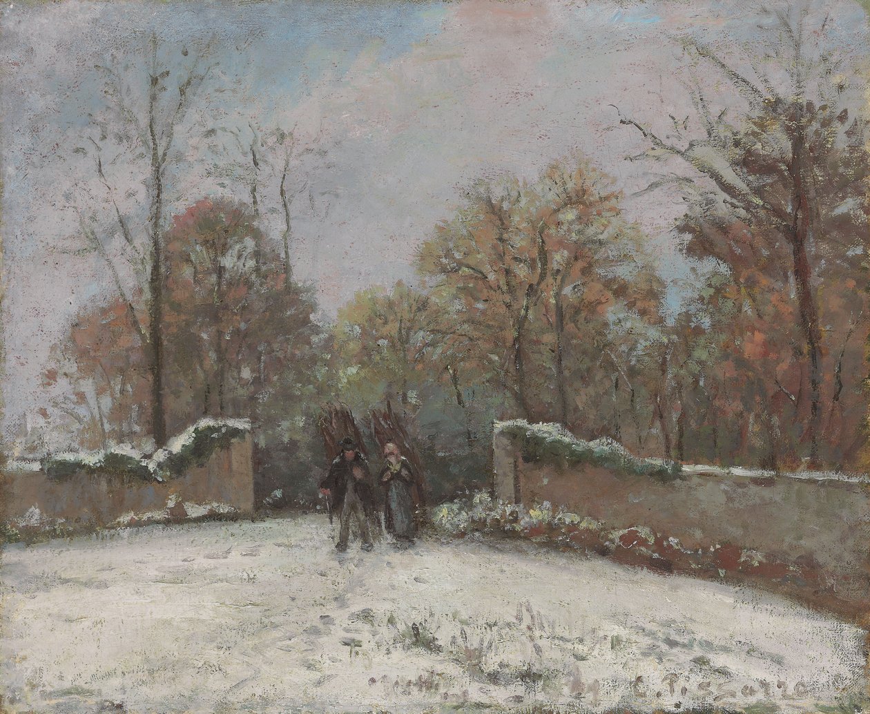 Saapuessamme Marlyn metsään, tekijältä Camille Jacob Pissarro
