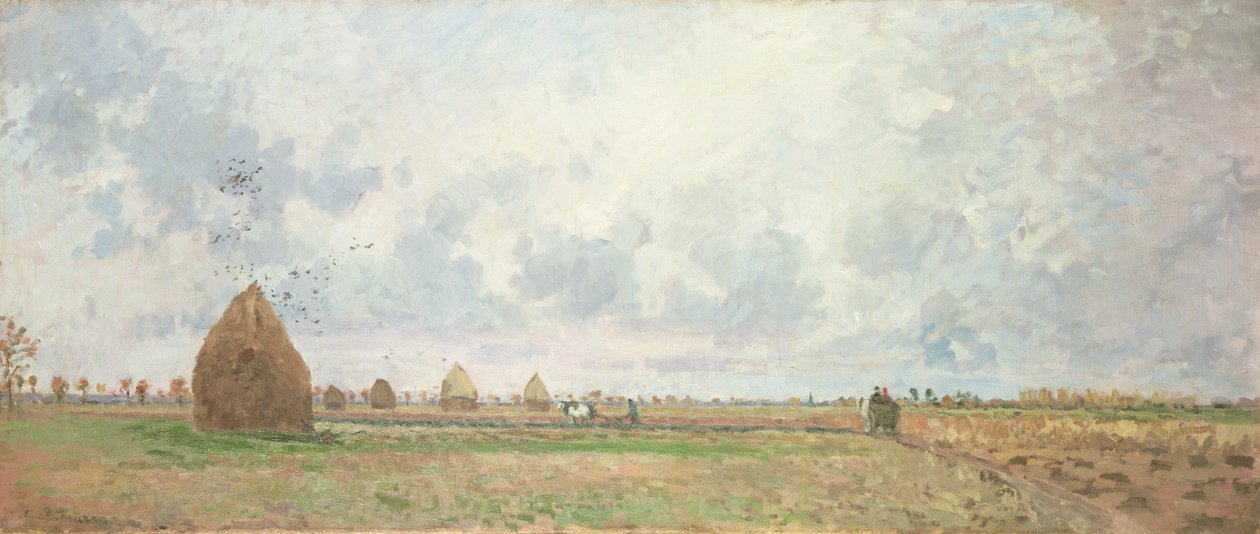 Neljä vuodenaikaa, syksy, 1872 tekijältä Camille Jacob Pissarro