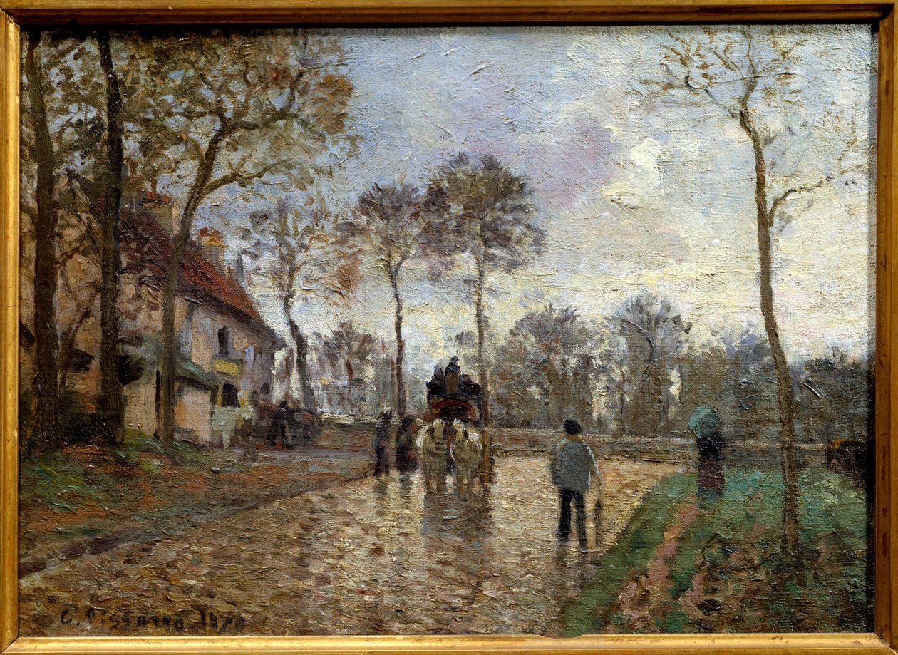 Vaunu, Louveciennes tekijältä Camille Jacob Pissarro