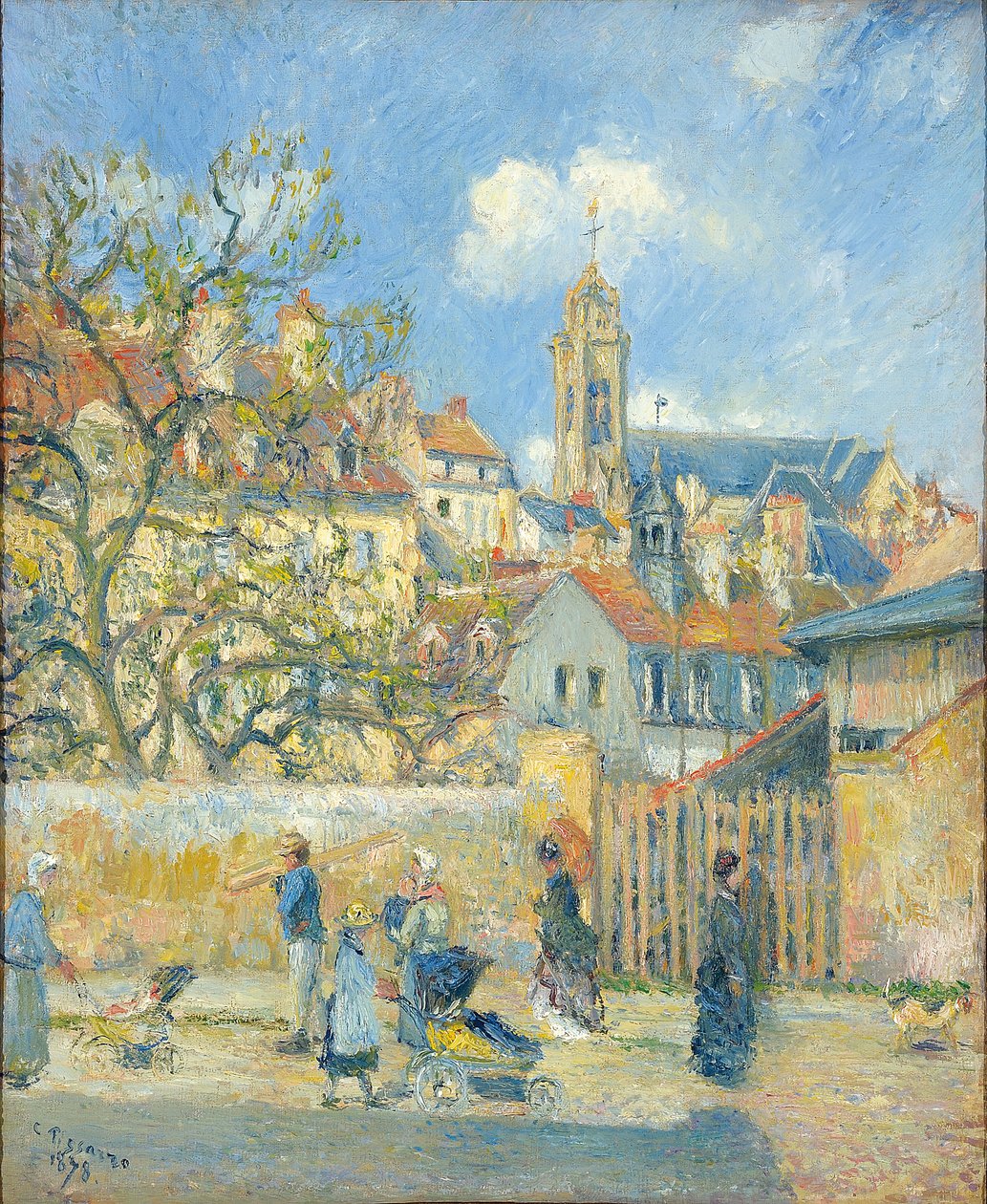 Cart Park, Pontoise, 1878 tekijältä Camille Jacob Pissarro