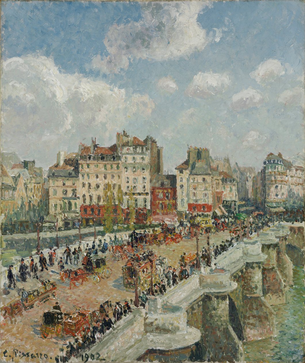 Uusi silta, 1902 tekijältä Camille Jacob Pissarro