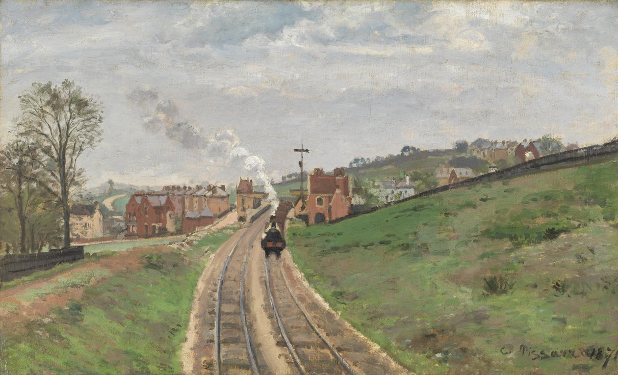 Huonekalut ja erilaiset esineet 1100- ja 1300-luvuilta tekijältä Camille Jacob Pissarro