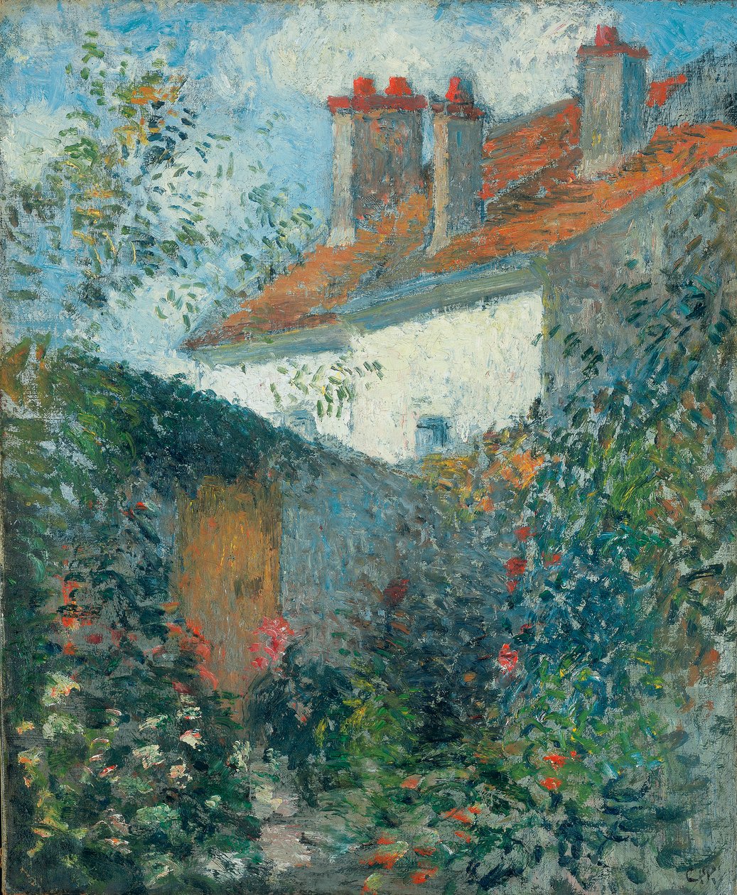 Opiskelu Pontoisessa, noin 1878 tekijältä Camille Jacob Pissarro