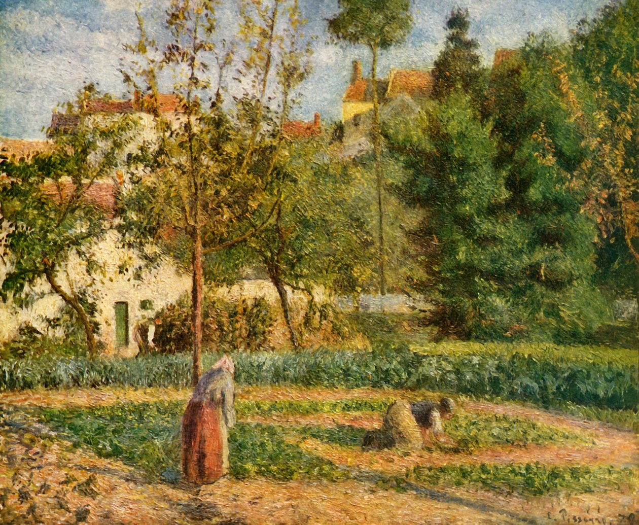 Orchard, 1879, 1939. tekijältä Camille Jacob Pissarro