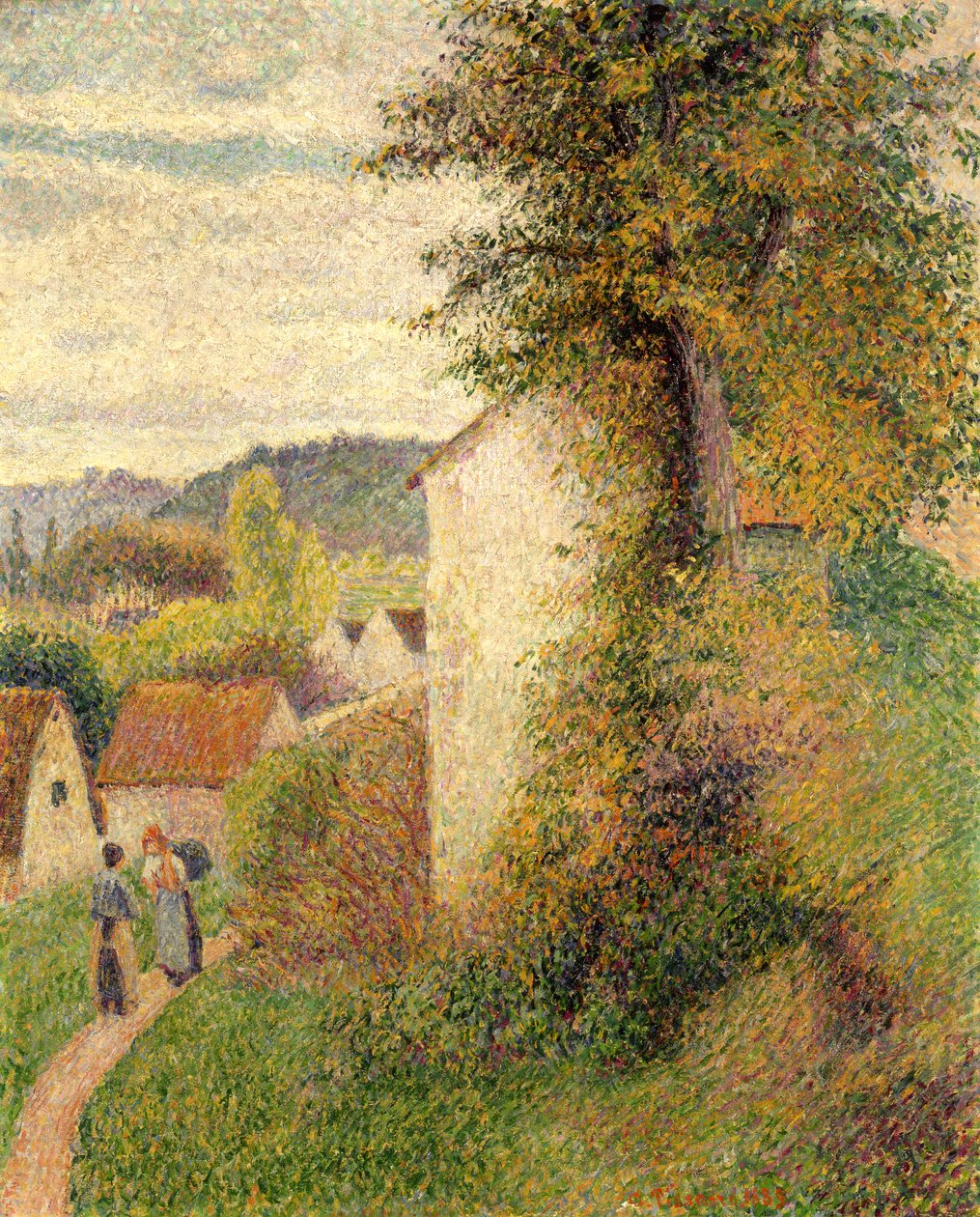 Polku, 1889 tekijältä Camille Jacob Pissarro