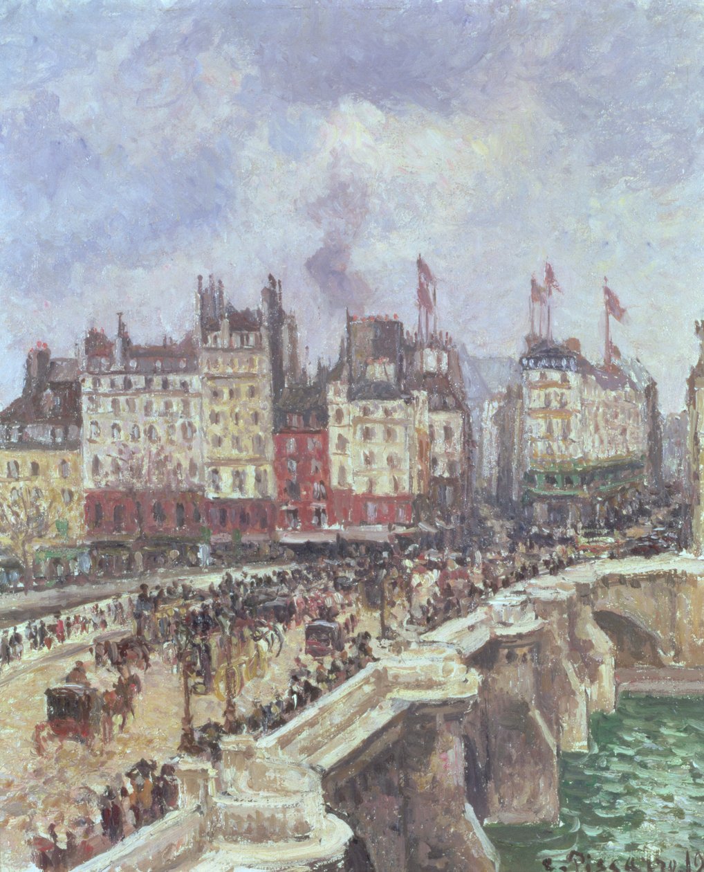Pont Neuf, 1901 tekijältä Camille Jacob Pissarro