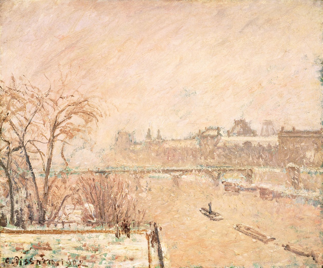 Seine Pont-Neufista tekijältä Camille Jacob Pissarro