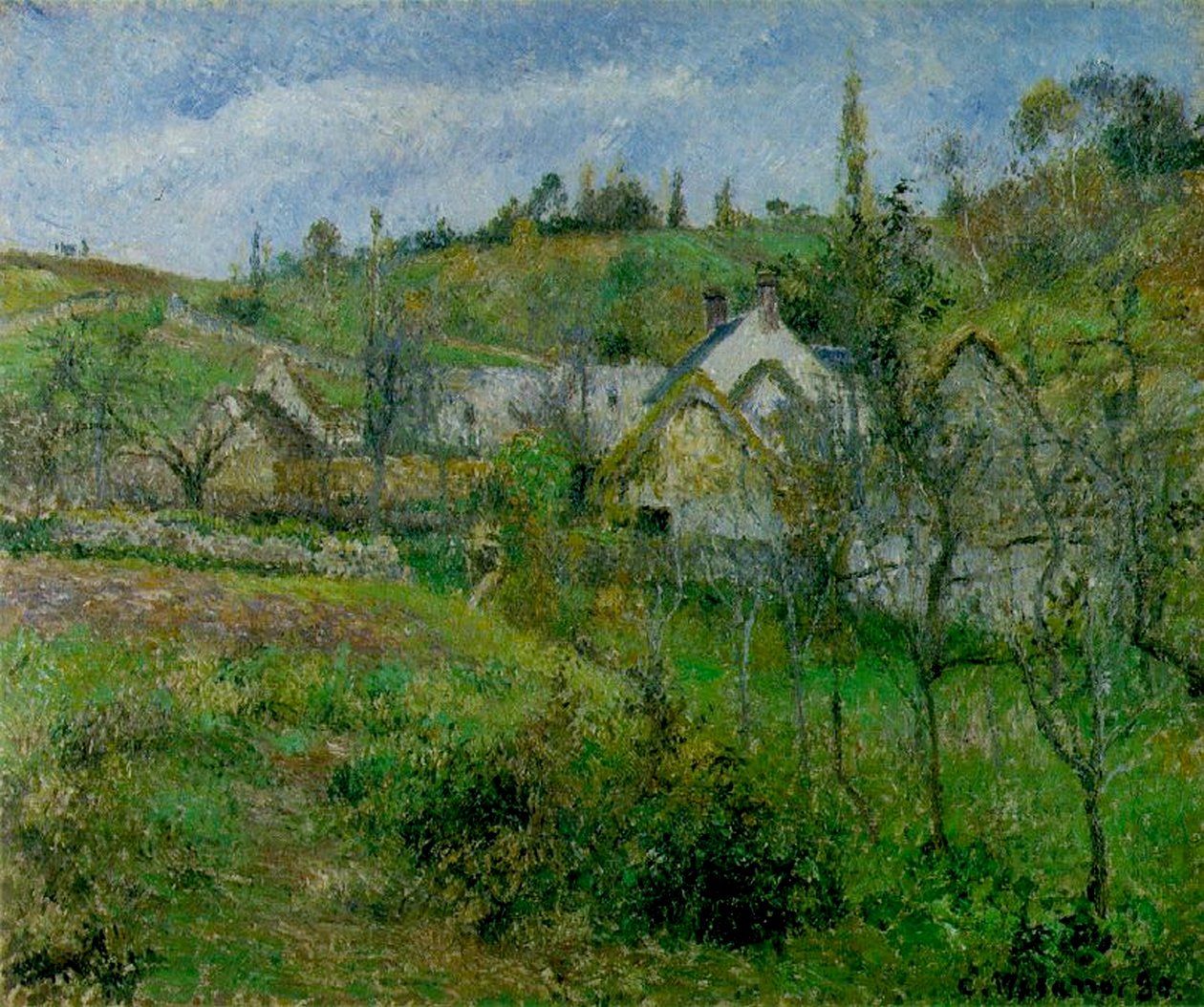Valhermeil, lähellä Pontoisea, 1880 tekijältä Camille Jacob Pissarro