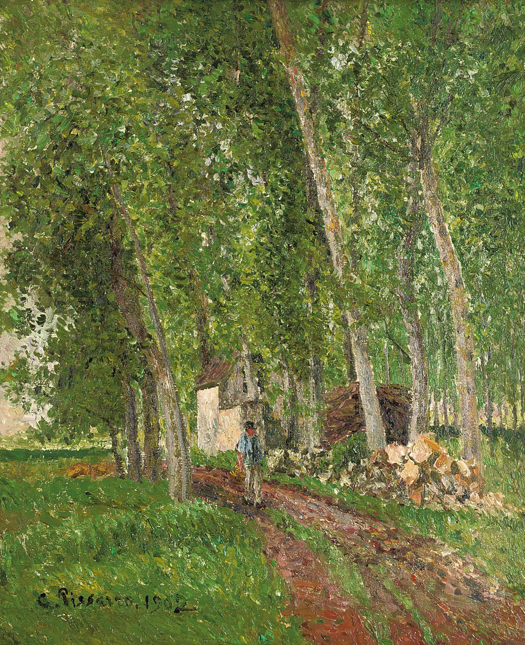Moretin aluskasvillisuus, 1902 tekijältä Camille Jacob Pissarro