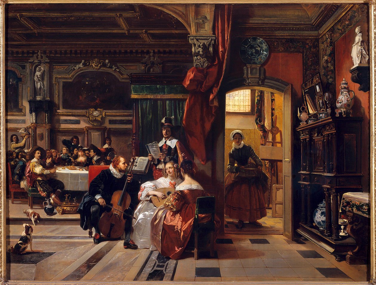 Van Dyck Lontoossa Taidemaalari Antoon van Dyck (Anton tai Antoine Van Dyck tekijältä Camille Joseph Etienne Roqueplan