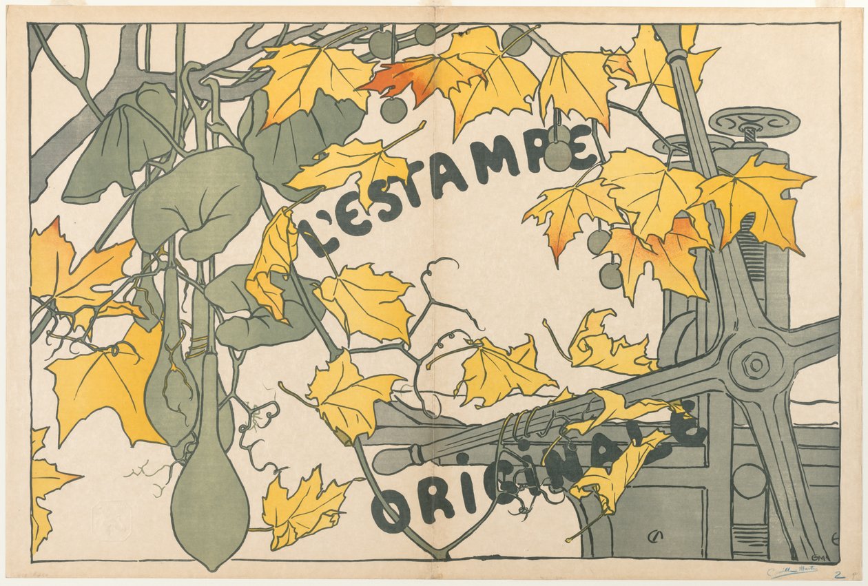 Kansi LEstampe Originalelle, 1894. tekijältä Camille Martin