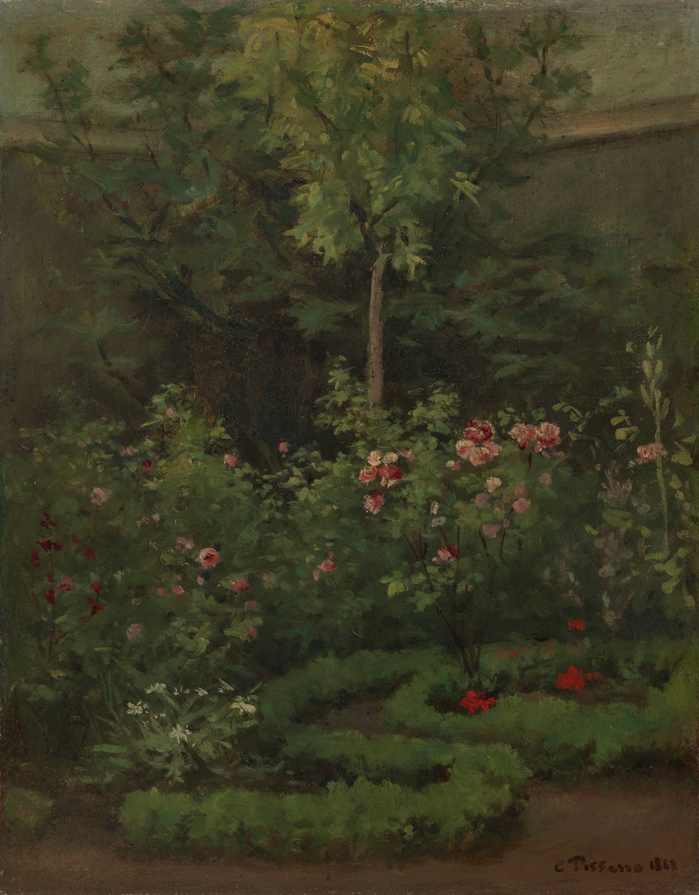Ruusupuutarha tekijältä Camille Pissarro