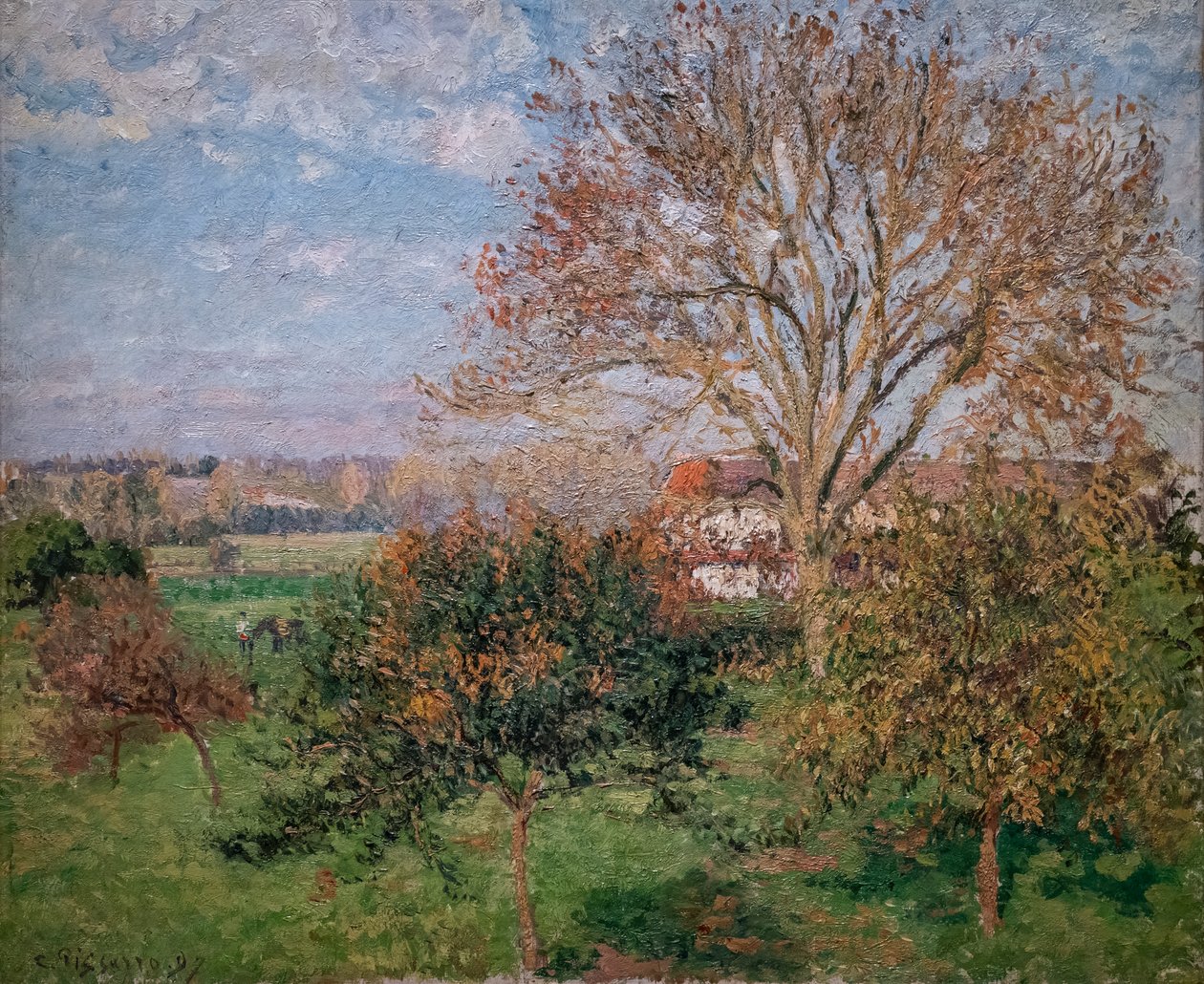 Syksy, aamu Eragnyssa tekijältä Camille Pissarro