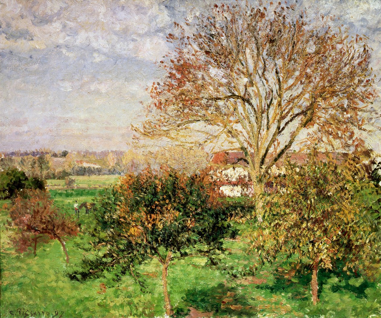 Syysaamu Èragnyssa, 1897 tekijältä Camille Jacob Pissarro