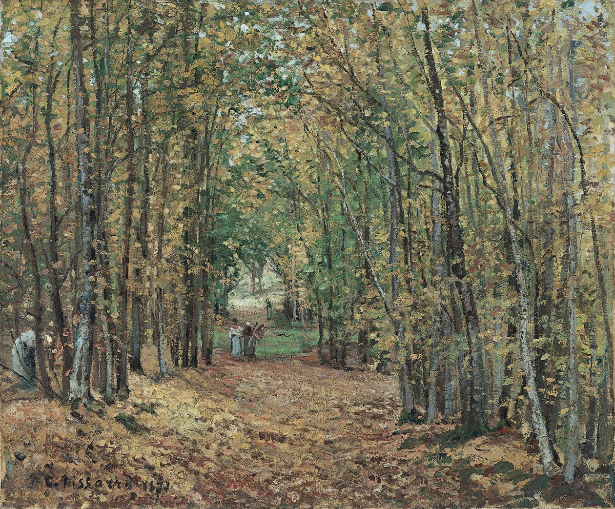 Avenue Parc de Marly -puistossa tekijältä Camille Pissarro
